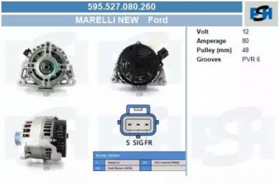 CV PSH 595527080260 -  Генератор